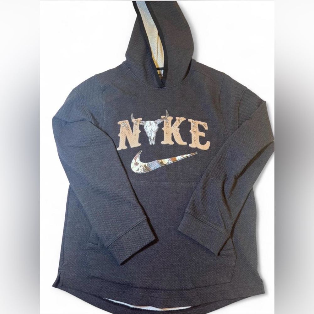 Black Nike Detailed Hoodie for Men